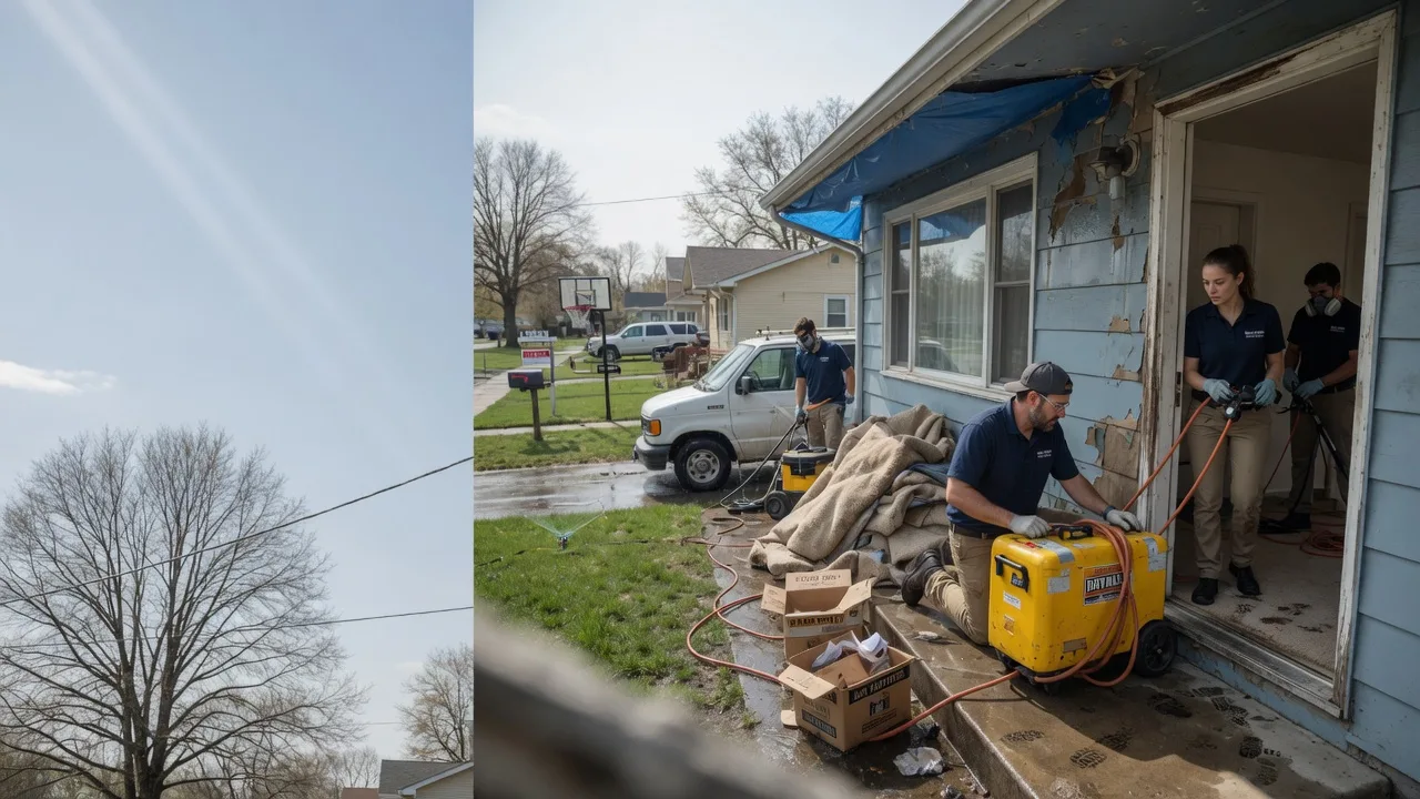 Basement Flood Cleanup in Weeping Water, NE near me